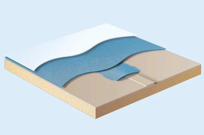 Single ply PVC application