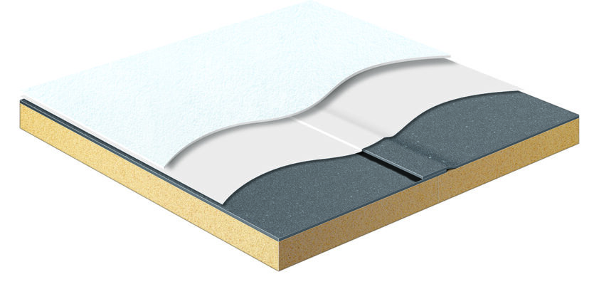 FMaxx-BUR_LowRes graphic of steps for Fibermaxx application on built-up roof