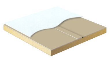 graphic of steps for Fibermaxx application on single-ply PVC roof